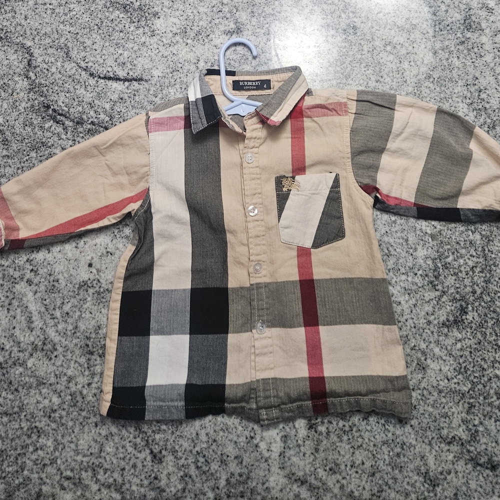 Burberry Checkered Shirt for Kids